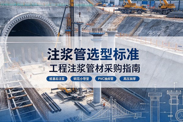 安源注浆管选型标准