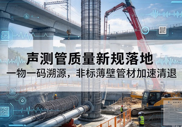 安源声测管质量新规落地，一物一码溯源，非标薄壁管材加速清退