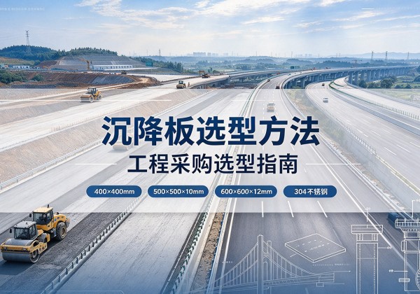安源沉降板选择方法